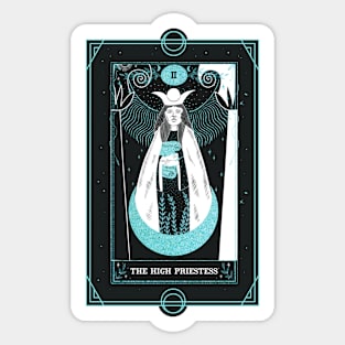 The High Priestess Tarot Card Sticker